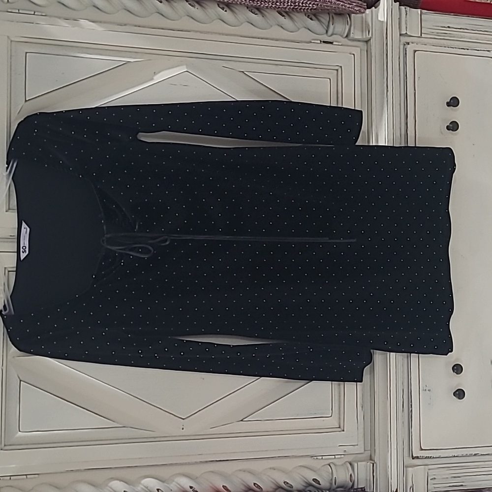 Short Black Velvet Dress